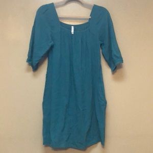 Old navy teal cotton dress